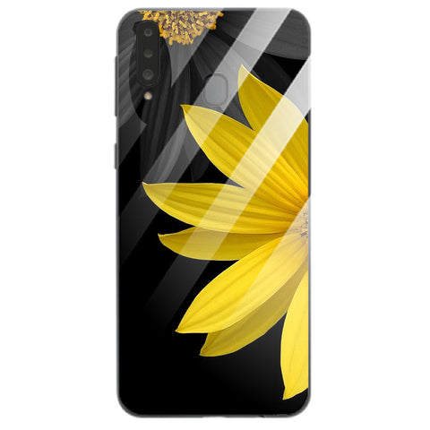Beautiful Flowers Tempered Glass Phone Case for Samsung
