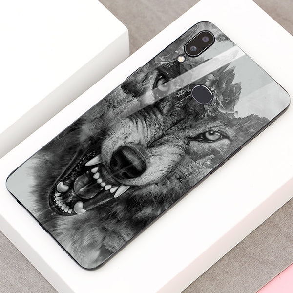Wolf Eyes Tempered Glass Phone Case for Samsung Galaxy A10S