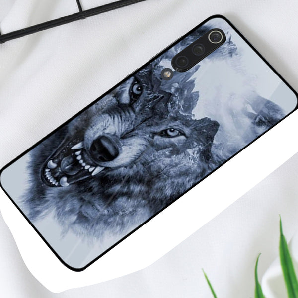 Wolf Eyes Tempered Glass Phone Case for Xiaomi Mi 9 SE