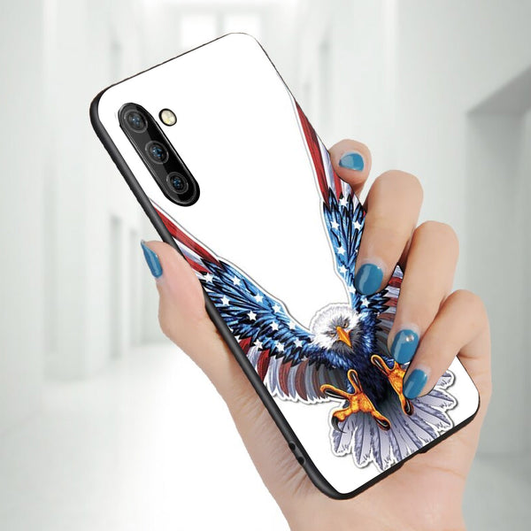 Eagle Tempered Glass Phone Case for Samsung Galaxy Note 10