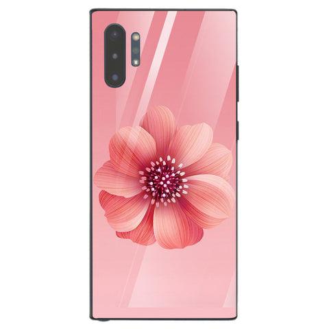 Beautiful Flowers Tempered Glass Phone Case for Samsung Galaxy Note 10 Plus