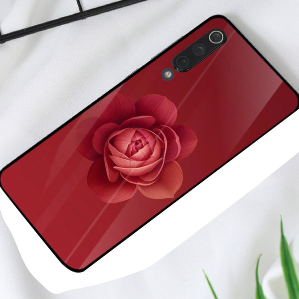 Beautiful Flowers Tempered Glass Phone Case for Xiaomi Mi 9 SE