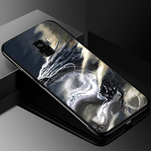 Dragon Tempered Glass Phone Case for Samsung Galaxy A8 Plus