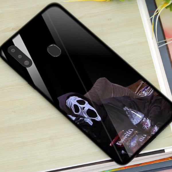 Halloween Skull Tempered Glass Phone Case for Samsung