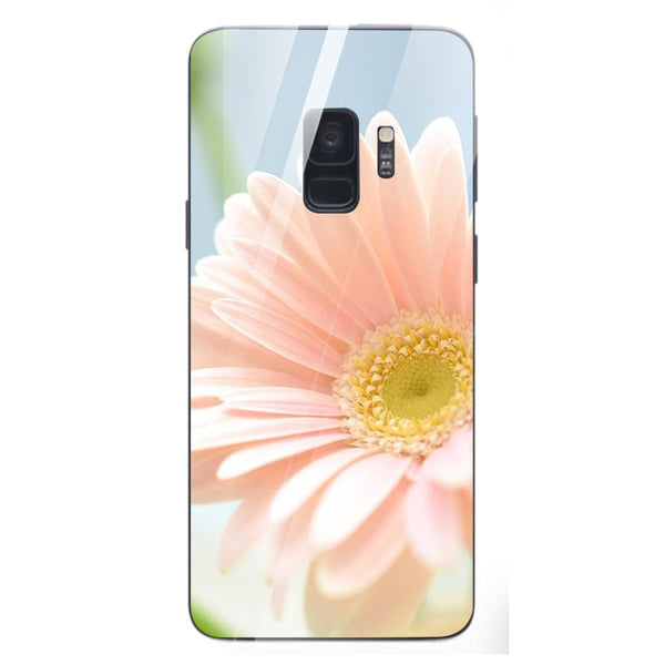Beautiful Flowers Tempered Glass Phone Case for Samsung Galaxy S9