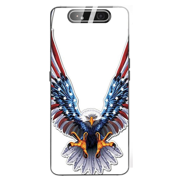 Eagle Tempered Glass Phone Case for Samsung Galaxy A80
