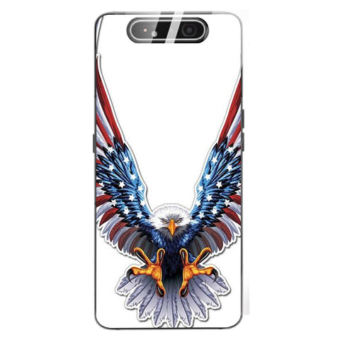 Eagle Tempered Glass Phone Case for Samsung Galaxy A80