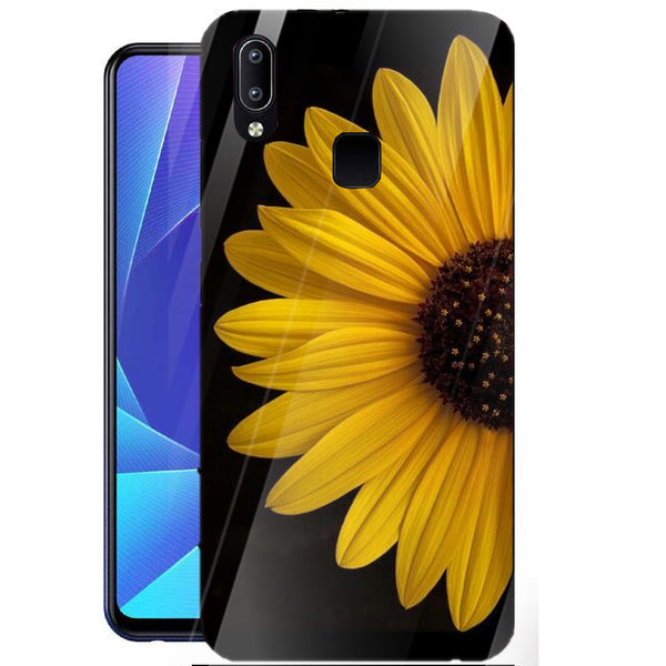 Beautiful Flowers Tempered Glass Phone Case for Vivo Y95