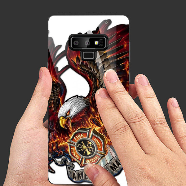 Eagle Tempered Glass Phone Case for Samsung Galaxy Note 9