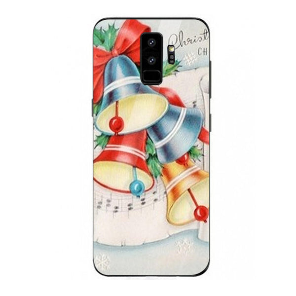 Merry Chrismas Tempered Glass Phone Case for Samsung Galaxy S9 Plus