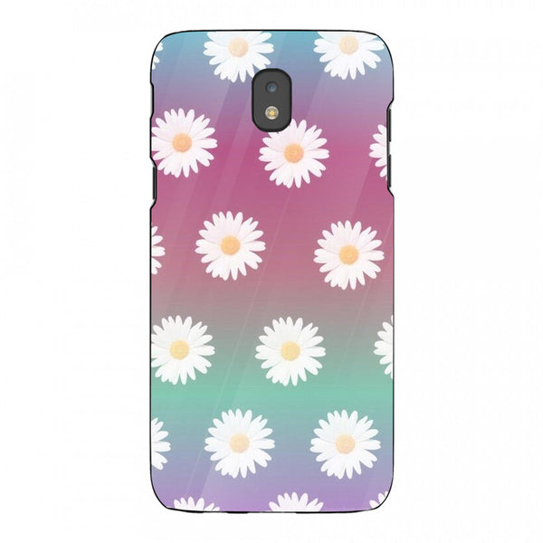 Beautiful Flowers Tempered Glass Phone Case for Samsung Galaxy J5 Pro