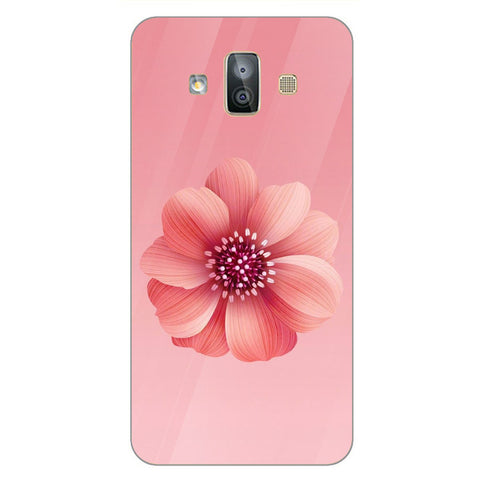 Beautiful Flowers Tempered Glass Phone Case for Samsung Galaxy J7 Duo