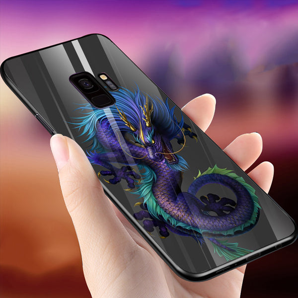 Dragon Tempered Glass Phone Case for Samsung Galaxy S9