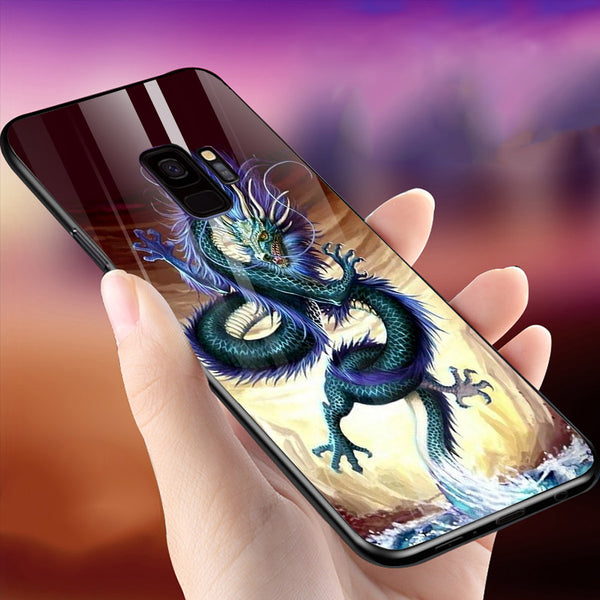 Dragon Tempered Glass Phone Case for Samsung Galaxy S9