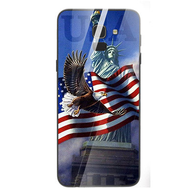 Eagle Tempered Glass Phone Case for Samsung Galaxy J6 2018