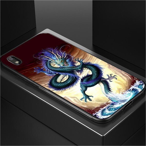 Dragon Tempered Glass Phone Case for Samsung Galaxy A10