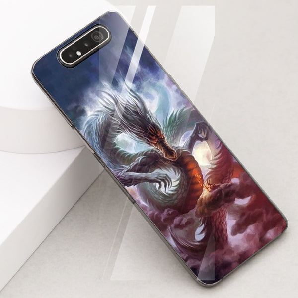 Dragon Tempered Glass Phone Case for Samsung Galaxy A80