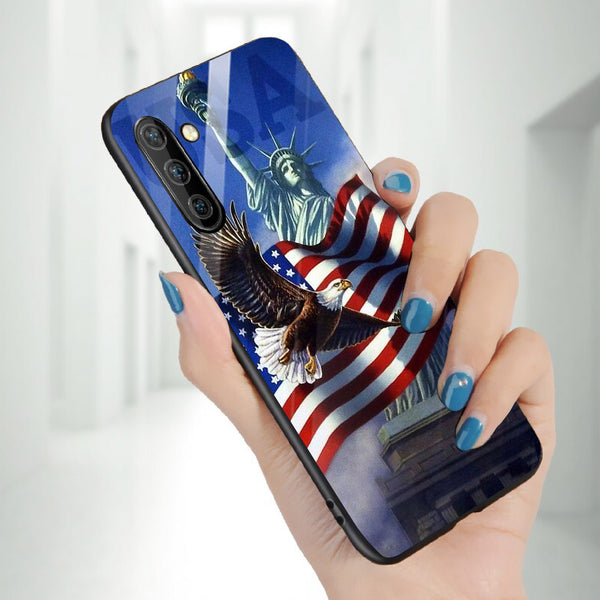 Eagle Tempered Glass Phone Case for Samsung Galaxy Note 10