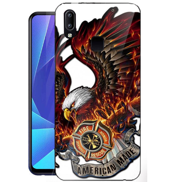 Eagle Tempered Glass Phone Case for Vivo Y91