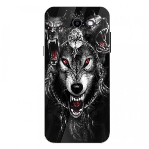 Wolf Eyes Tempered Glass Phone Case for Samsung Galaxy J3 Prime