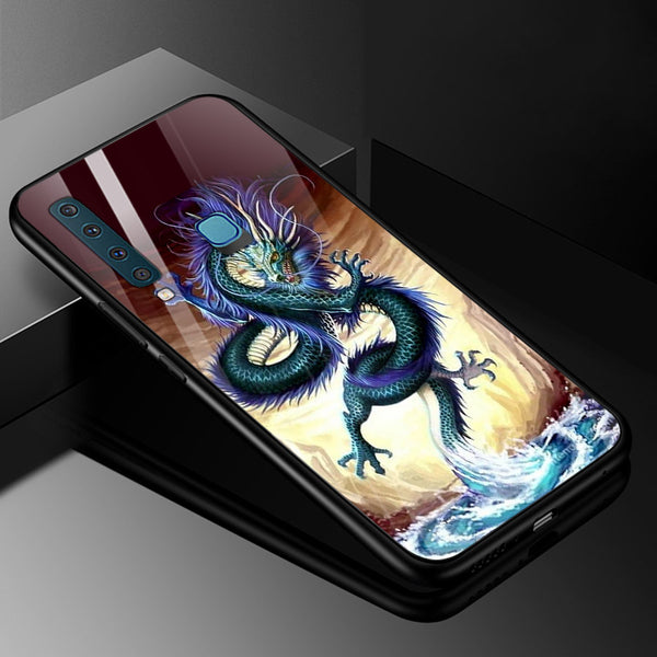 Dragon Tempered Glass Phone Case for Samsung Galaxy A9 2018