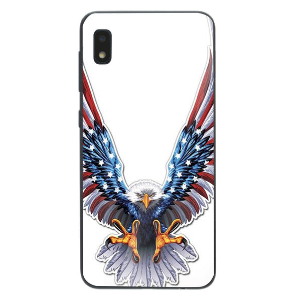 Eagle Tempered Glass Phone Case for Samsung Galaxy A10