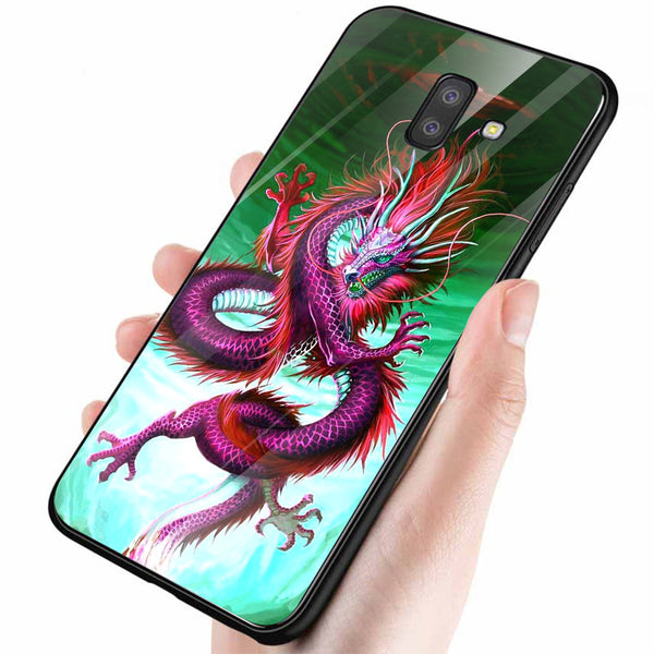 Dragon Tempered Glass Phone Case for Samsung Galaxy J6 Plus