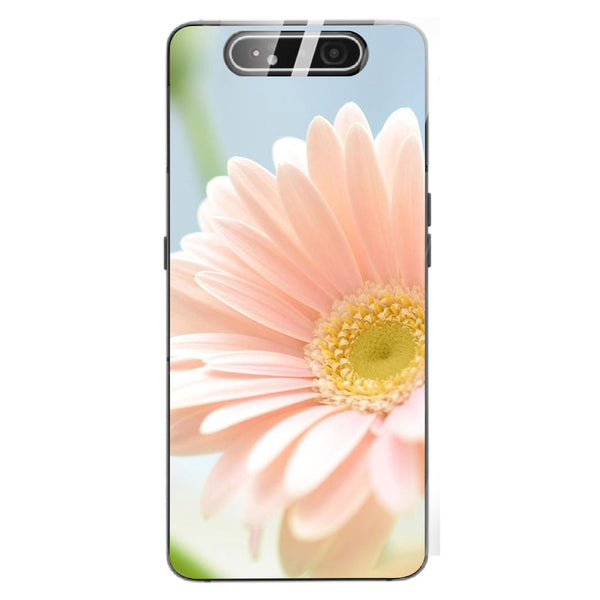 Beautiful Flowers Tempered Glass Phone Case for Samsung Galaxy A80