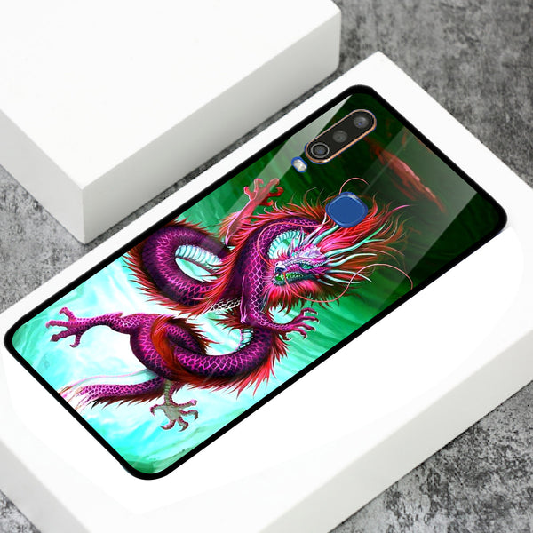Dragon Tempered Glass Phone Case for Vivo Y17