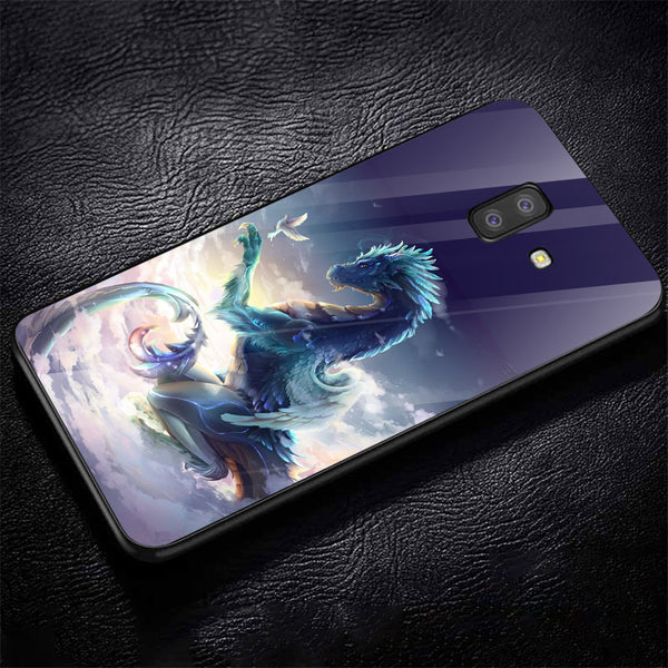 Dragon Tempered Glass Phone Case for Samsung Galaxy J6 Plus