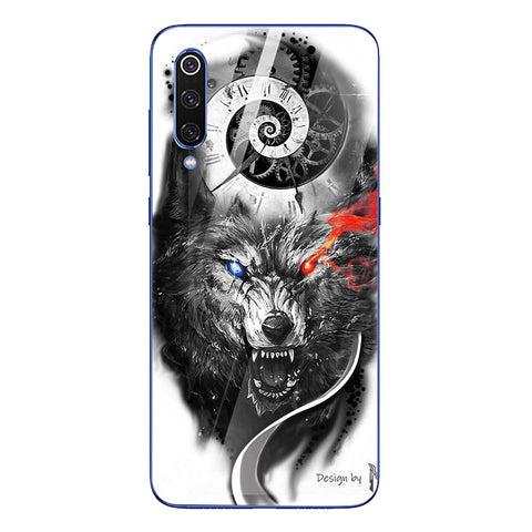 Wolf Eyes Tempered Glass Phone Case for Xiaomi Mi 9 SE