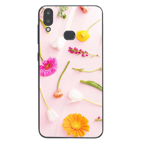Beautiful Flowers Tempered Glass Phone Case for Samsung Galaxy A10S