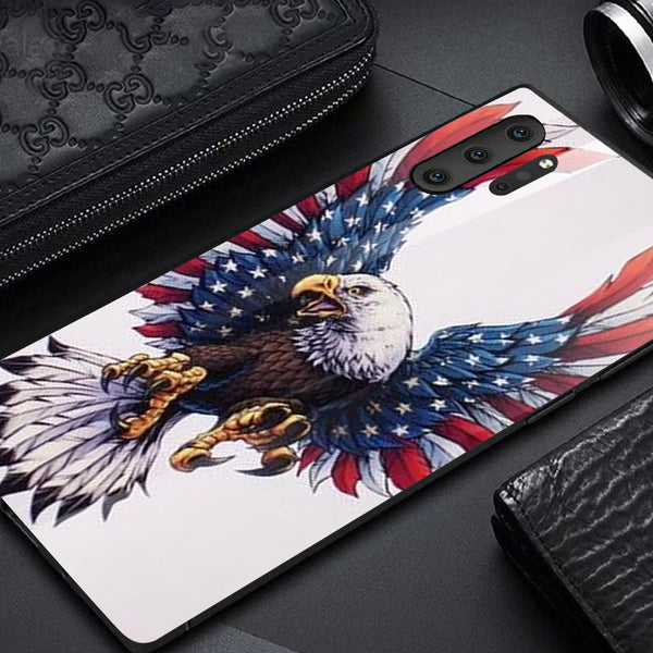 Eagle Tempered Glass Phone Case for Samsung Galaxy Note 10 Plus