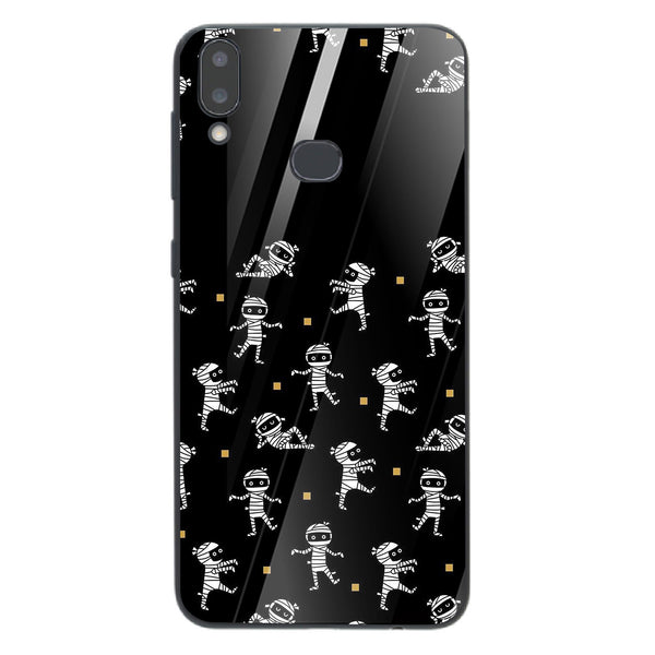 Halloween Skull Tempered Glass Phone Case for Samsung Galaxy A10S