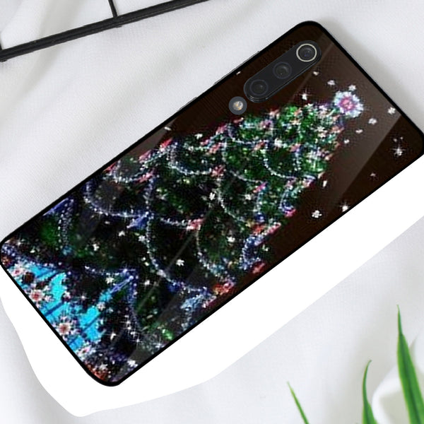 Merry Chrismas Tempered Glass Phone Case for Xiaomi Mi 9 SE