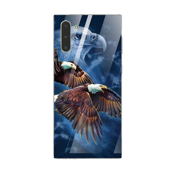 Eagle Tempered Glass Phone Case for Samsung Galaxy Note 10