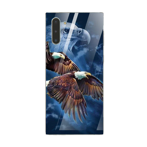Eagle Tempered Glass Phone Case for Samsung Galaxy Note 10