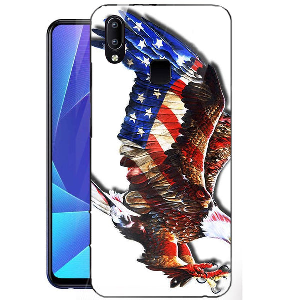 Eagle Tempered Glass Phone Case for Vivo Y91