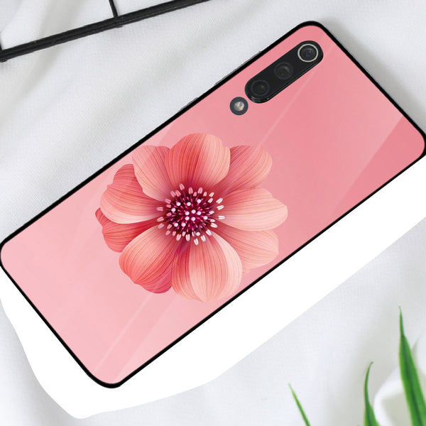 Beautiful Flowers Tempered Glass Phone Case for Xiaomi Mi 9 SE