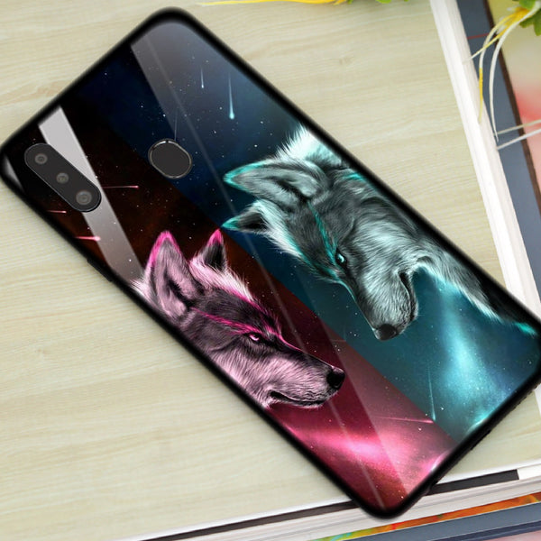 Wolf Eyes Tempered Glass Phone Case for Samsung