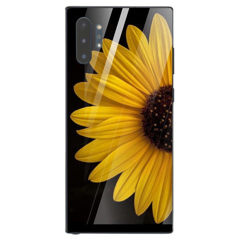 Beautiful Flowers Tempered Glass Phone Case for Samsung Galaxy Note 10 Plus