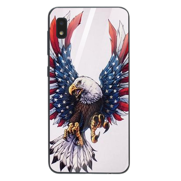 Eagle Tempered Glass Phone Case for Samsung Galaxy A10