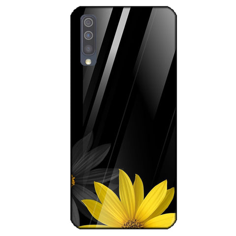 Beautiful Flowers Tempered Glass Phone Case for Samsung Galaxy A50S