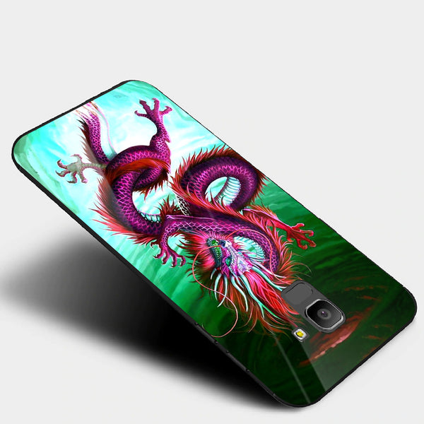 Dragon Tempered Glass Phone Case for Samsung Galaxy J6 2018