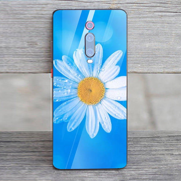 Beautiful Flowers Tempered Glass Phone Case for Xiaomi Redmi K20 Pro