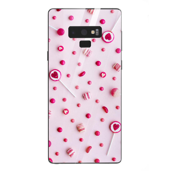 Beautiful Flowers Tempered Glass Phone Case for Samsung Galaxy Note 9