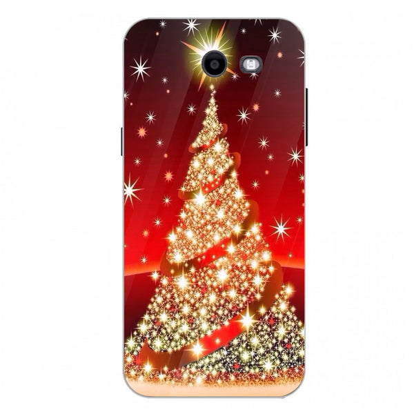 Merry Chrismas Tempered Glass Phone Case for Samsung Galaxy J3 Prime