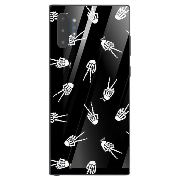 Halloween Skull Tempered Glass Phone Case for Samsung Galaxy Note 10 Plus