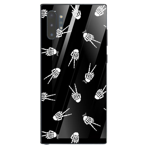 Halloween Skull Tempered Glass Phone Case for Samsung Galaxy Note 10 Plus