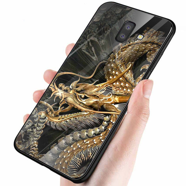 Dragon Tempered Glass Phone Case for Samsung Galaxy J6 Plus